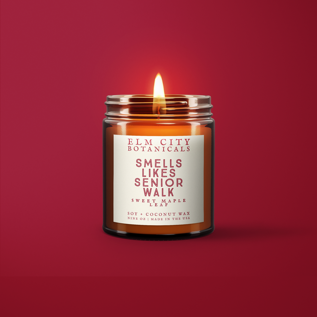 Smells Like Senior Walk - University of Arkansas Inspired Candle