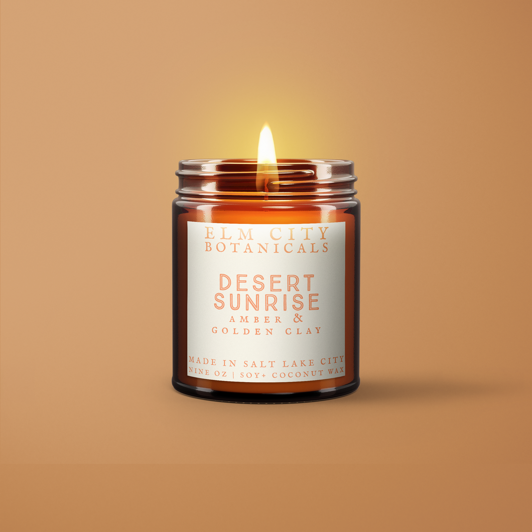 Desert Sunrise Luxury Candle