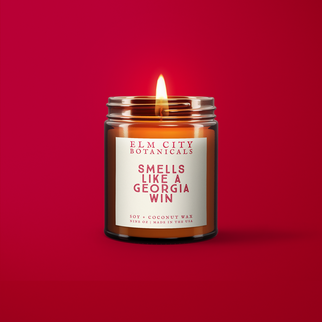 Smells Like A Georgia Win - Univ of Georgia Inspired Candle