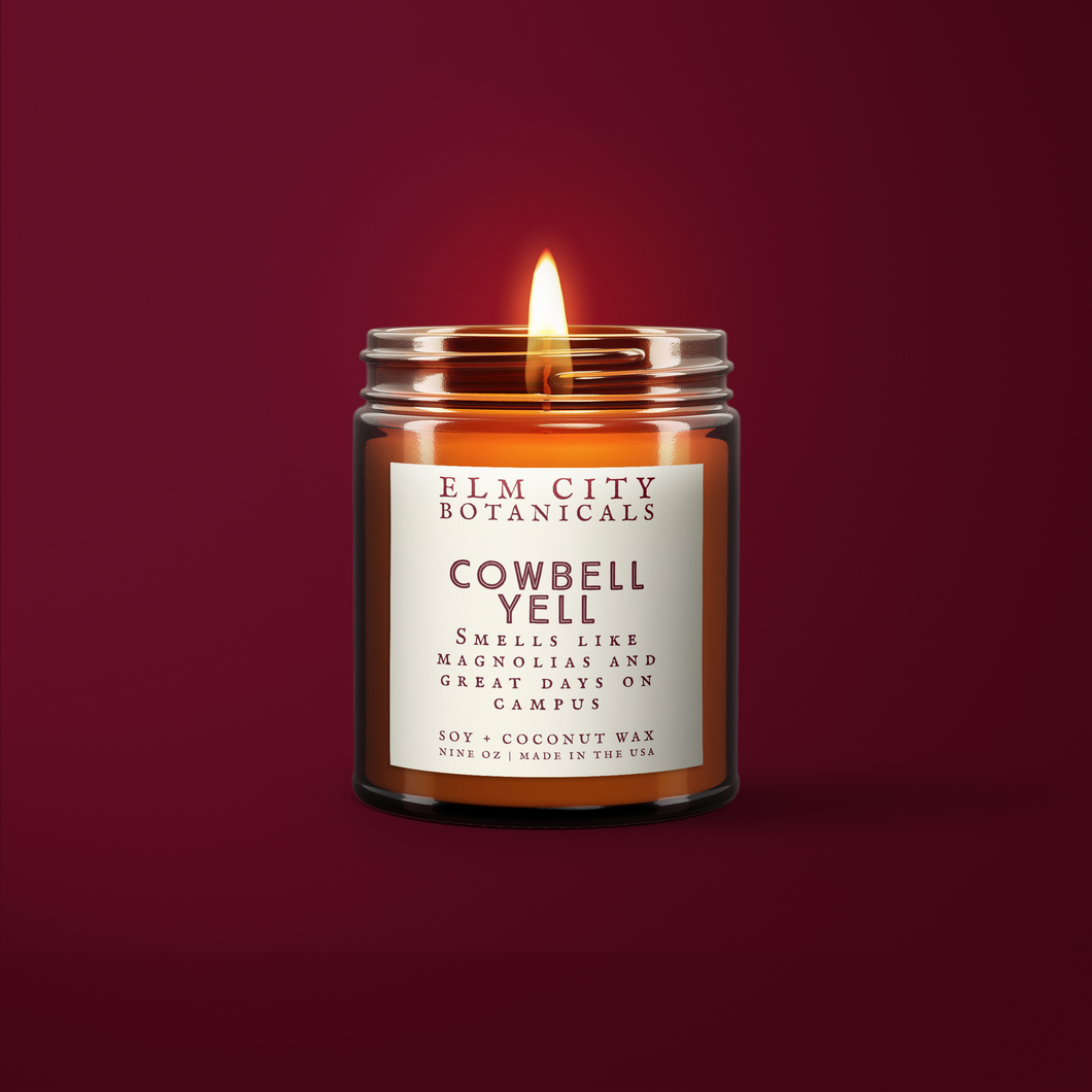Cowbell Yell - Mississippi State Inspired Candle
