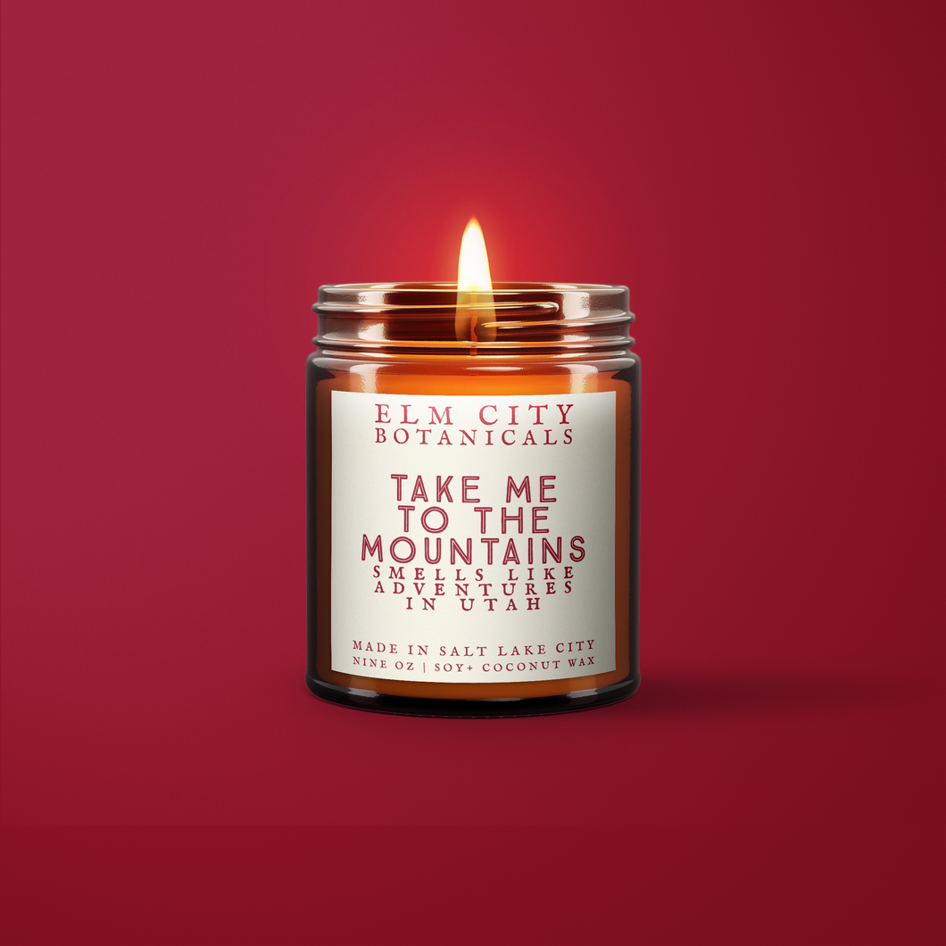 Take Me to the Mountains Luxury Candle