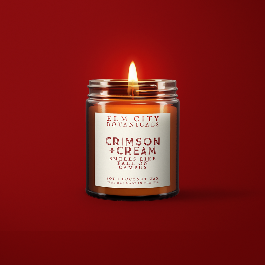 Smells Like Crimson + Cream - University of Oklahoma Inspired Candle